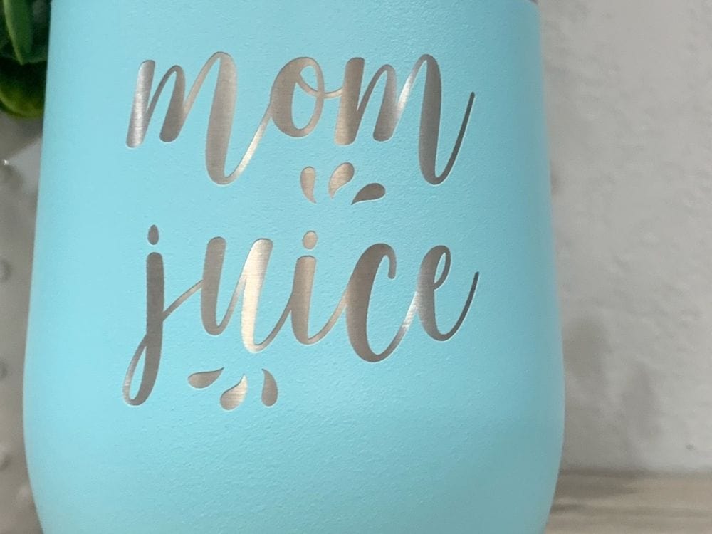 12oz tumbler wine tumbler 12oz Mom Juice Wine Tumbler With lid