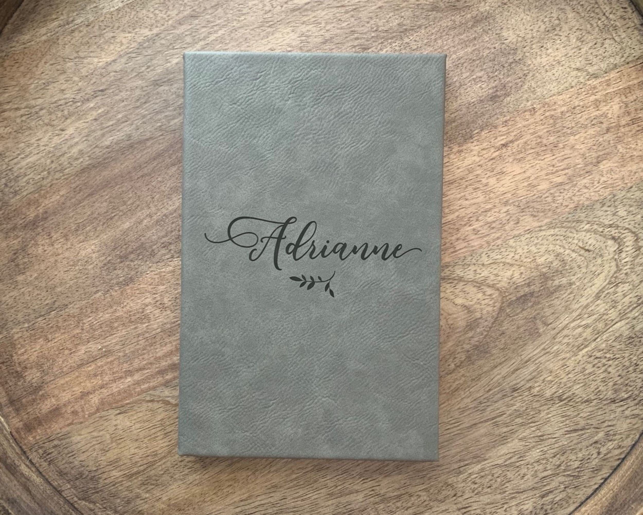 Leatherette journal Leatherette Journal Name Personalized Lined Leatherette Journal For Women