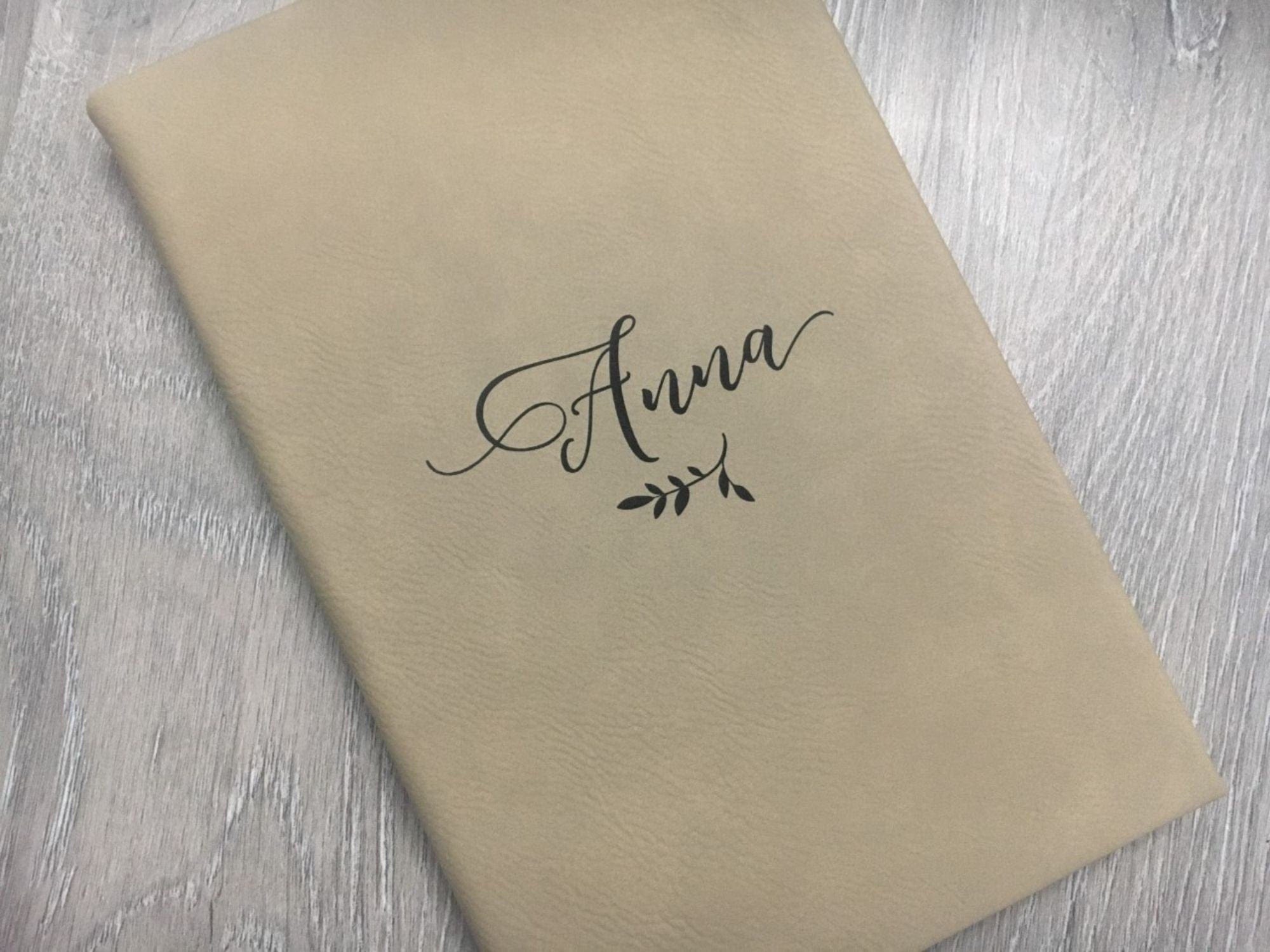 Leatherette journal Leatherette Journal Name Personalized Lined Leatherette Journal For Women