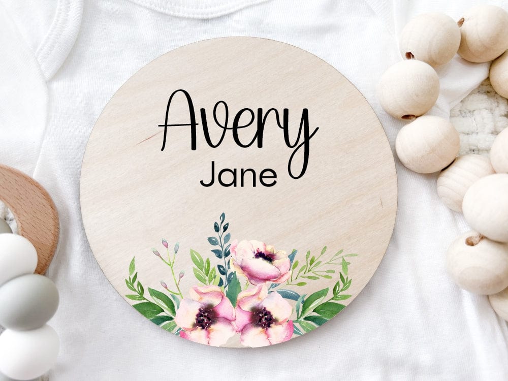 Copy of Baby Highland Cow Name Announcement Sign