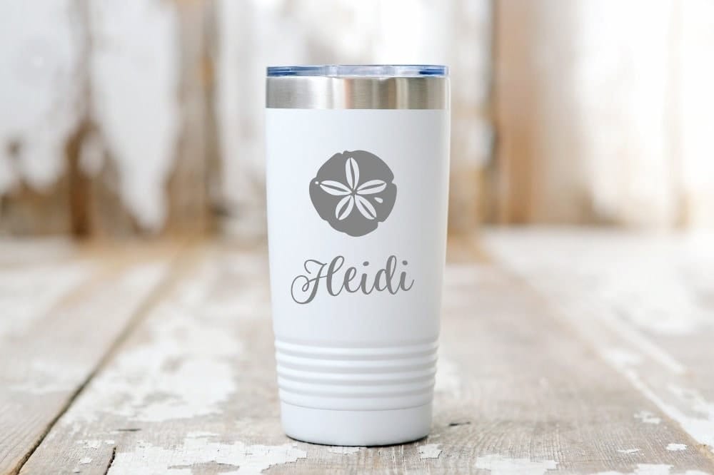 Run Wild Engraving 20 oz name Engraved Beach Tumbler