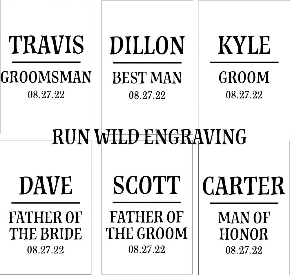 Best Man , Groomsman, Father of The Bride or Groom, Wedding Gift