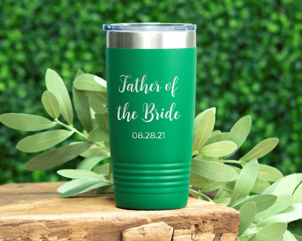 Engraved Father Of The Bride Or Groom Tumbler
