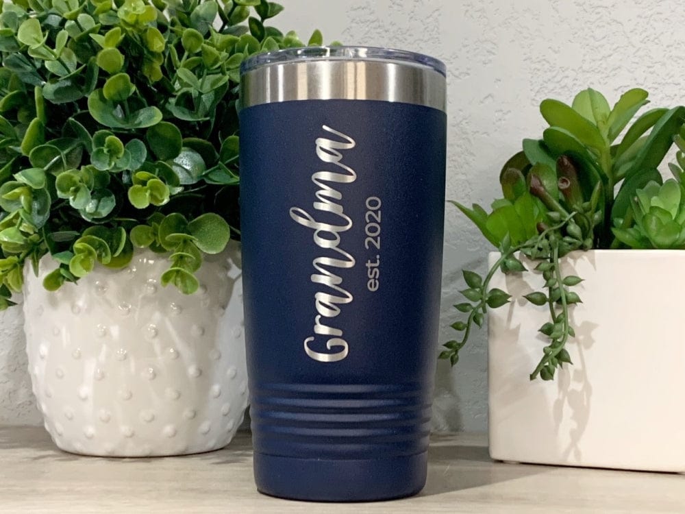 Grandma 20oz Tumbler With Est. Year