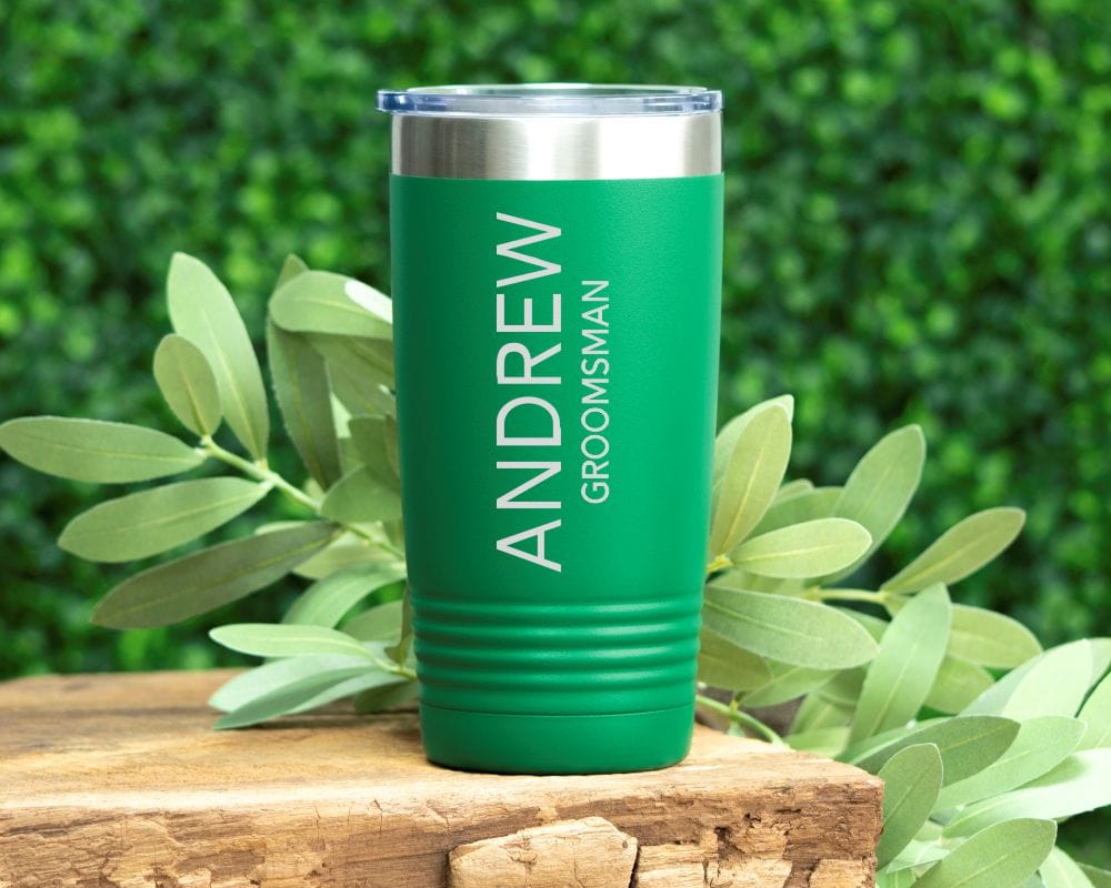 Personalized Groomsman 20 oz Tumbler