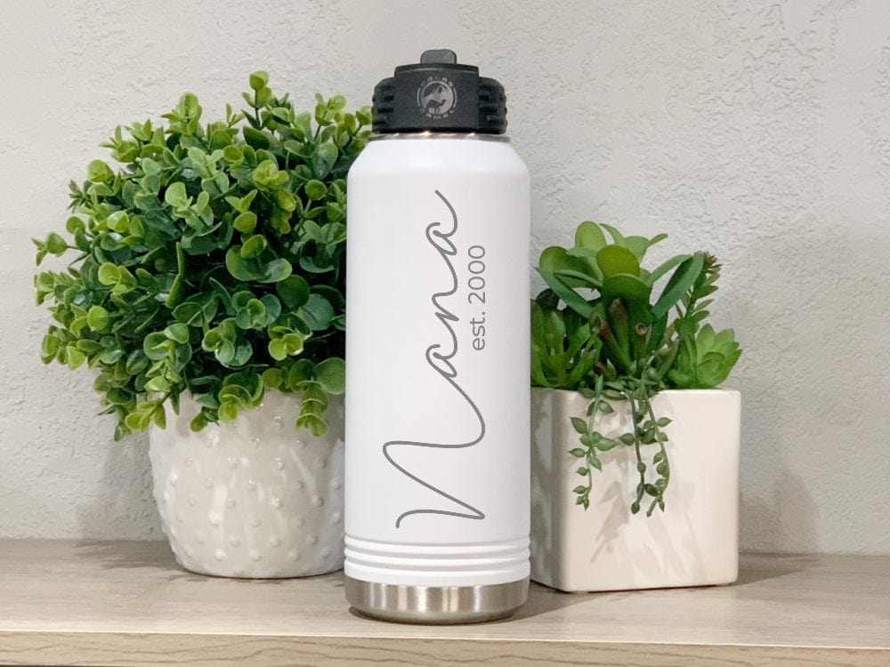 32oz water bottle 32 oz year Nana 32oz Water Bottle - Grandma gift