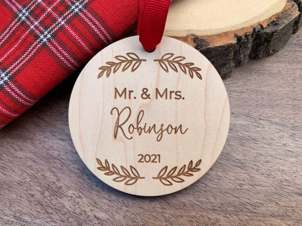 wood Christmas Ornament