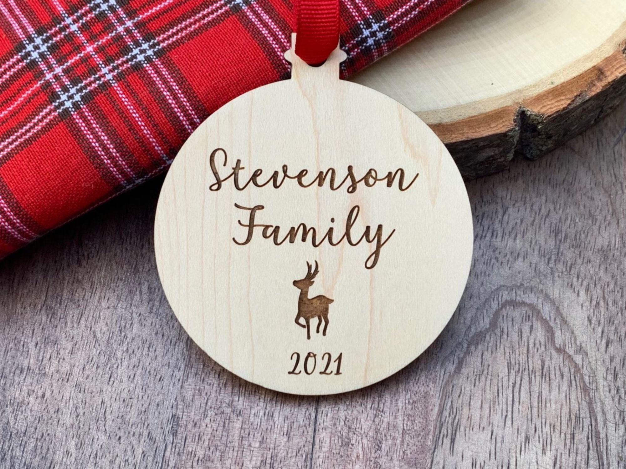deer christmas ornament
