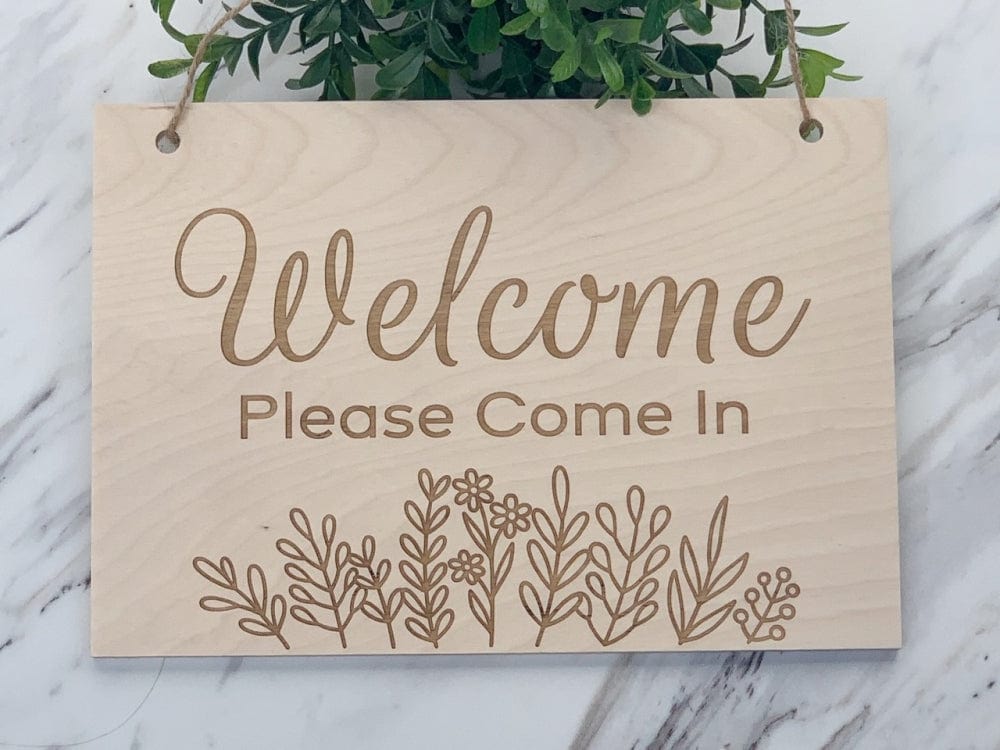 Welcome Office Door Sign