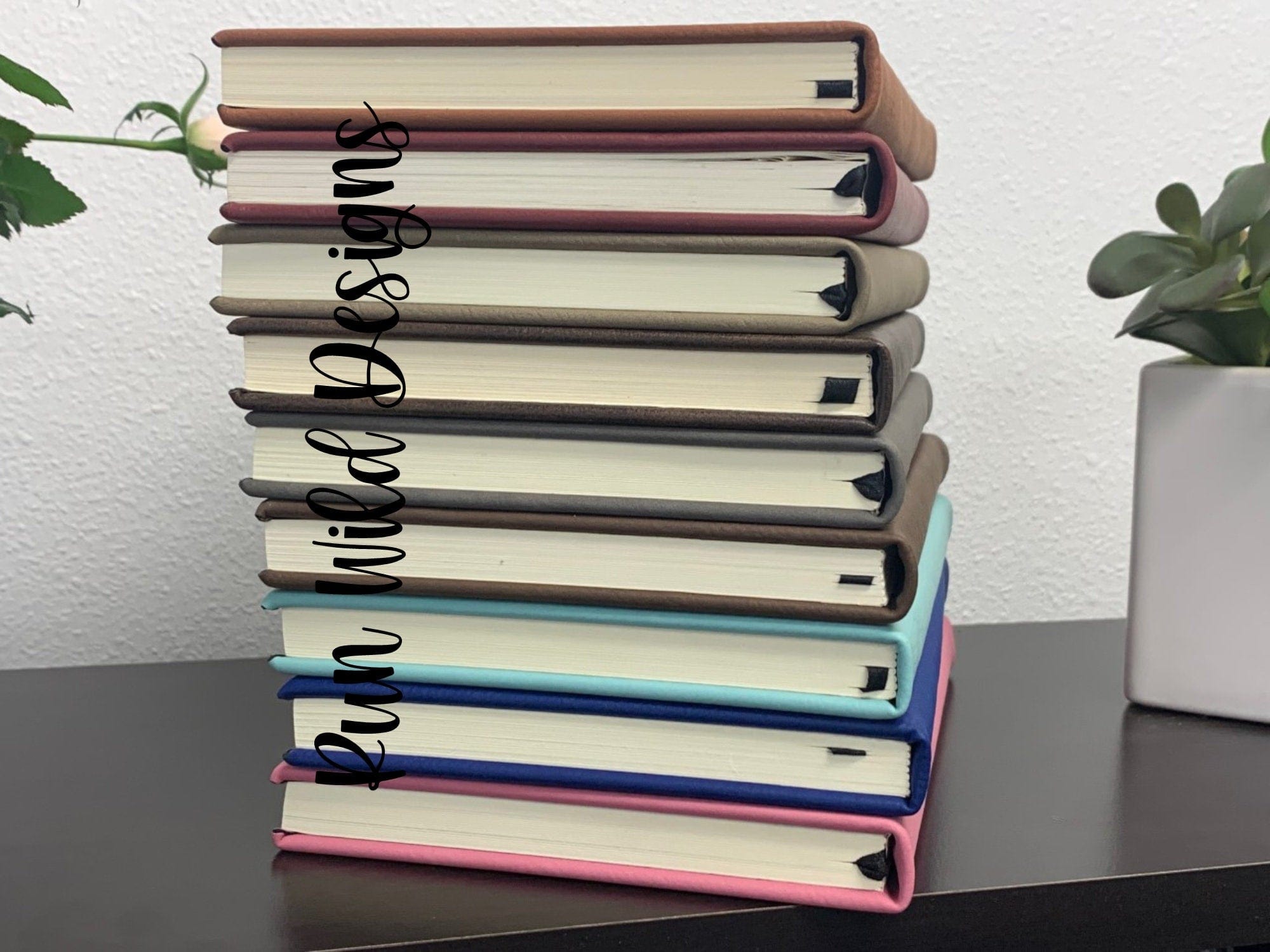 Leatherette journal Leatherette Journal Name Engraved Leatherette Floral Journal Personalized