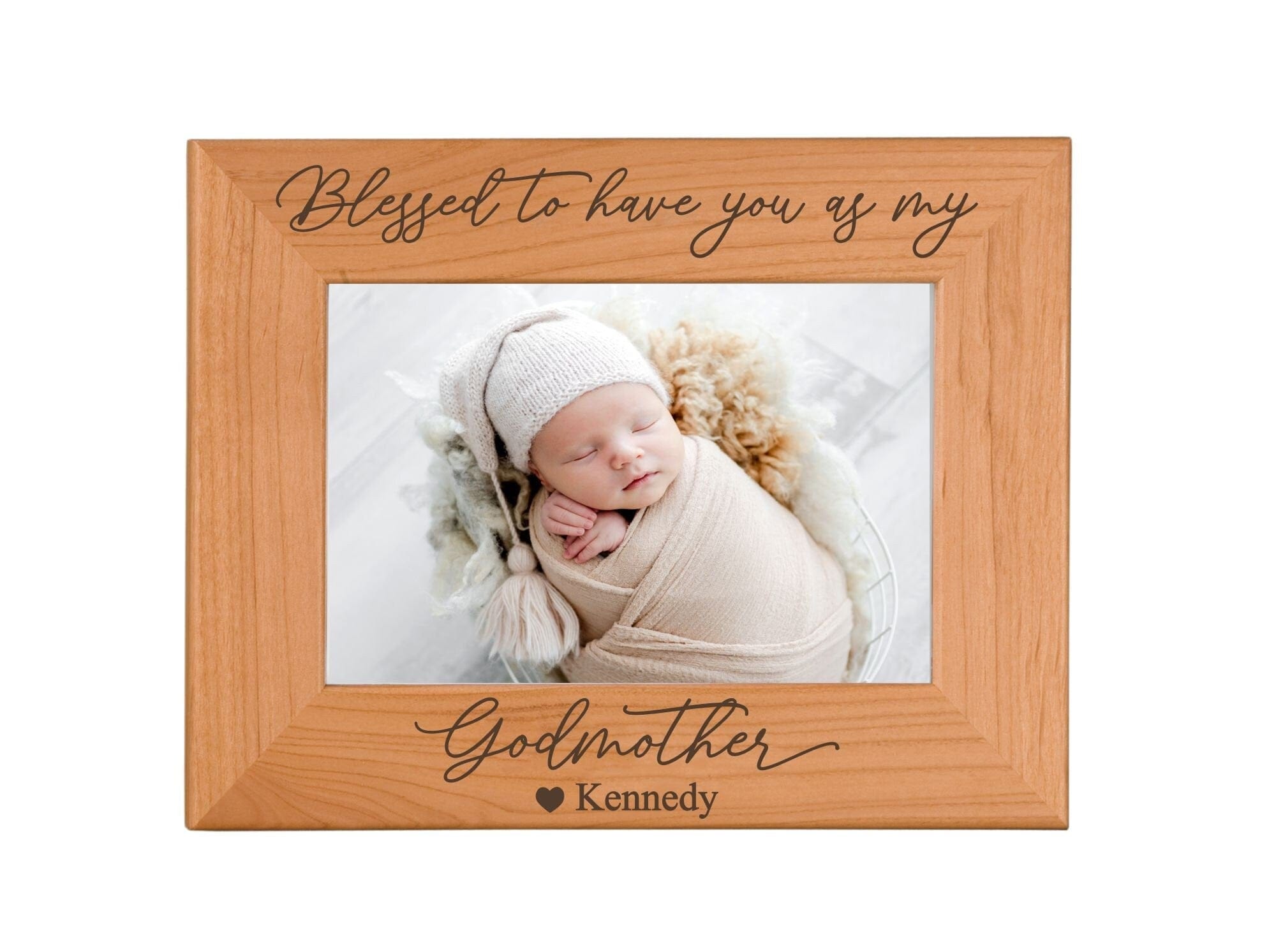 Run Wild Engraving PF 1 name Godmother Picture Frame Personalized