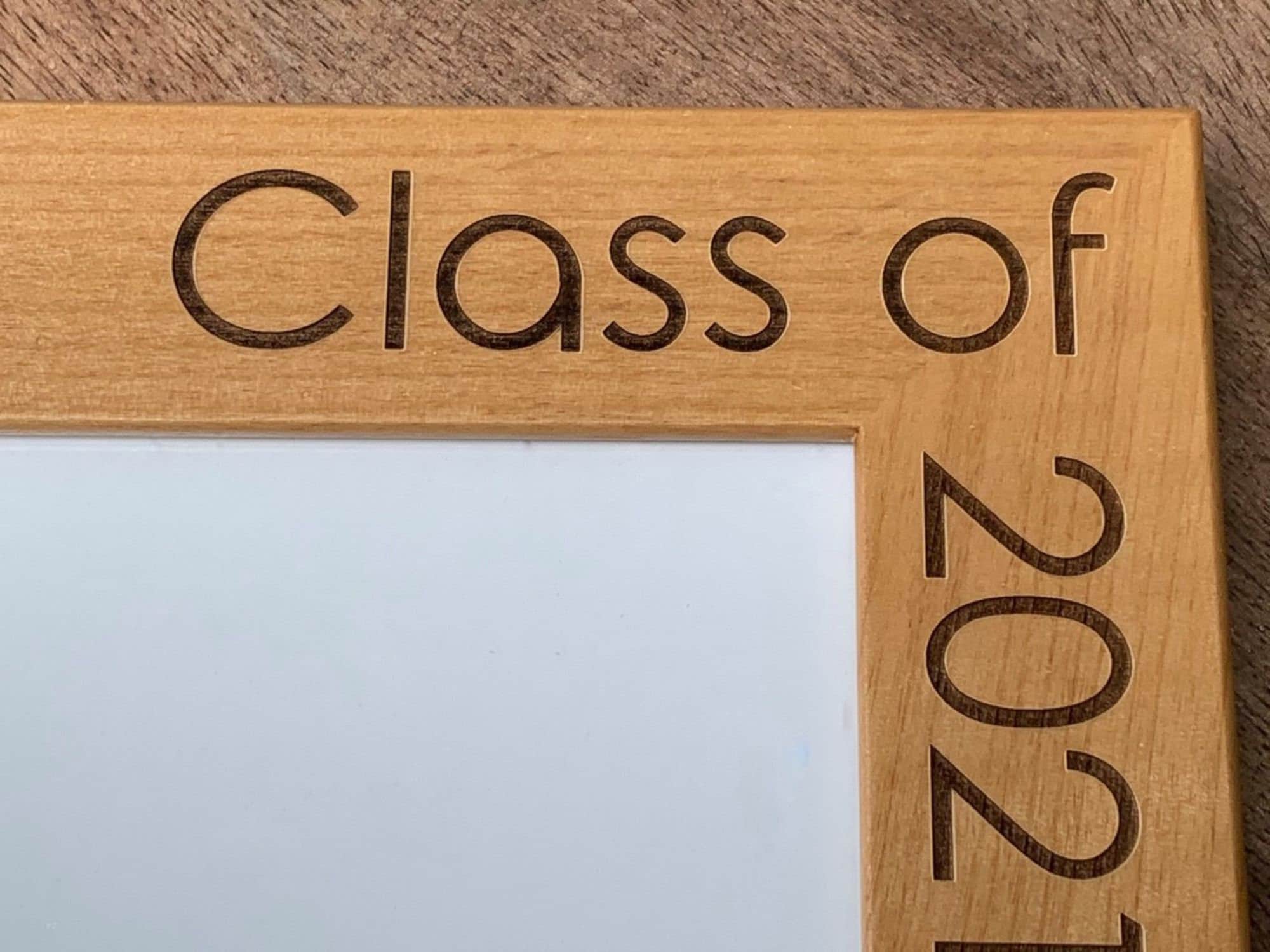 Run Wild Engraving PF name and year Personalized Graduation Picture Frame