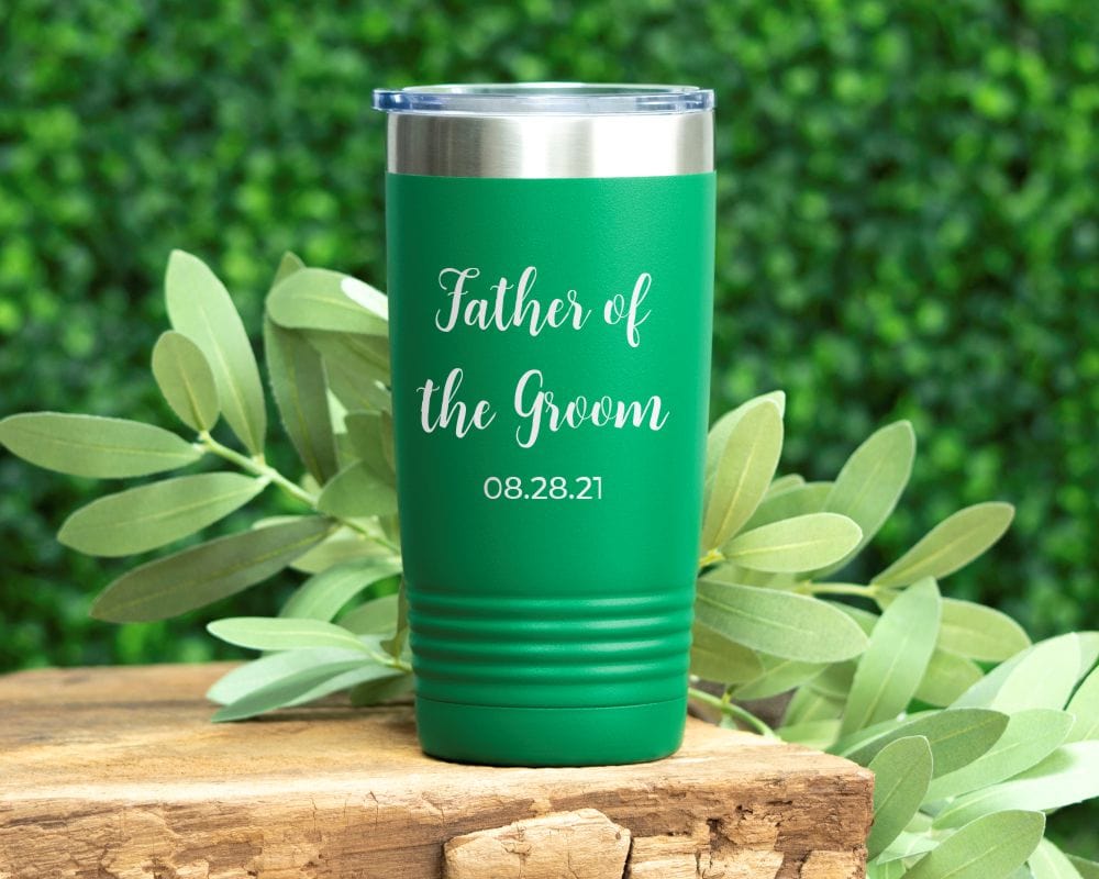 Engraved Father Of The Bride Or Groom Tumbler