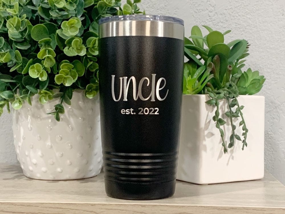 New Uncle Gift 20 Oz Tumbler With Est. Year
