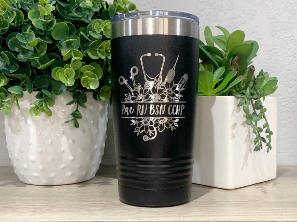 Insulated Coffee Cup, Personalized Laser Engraved Mug, Dishwasher