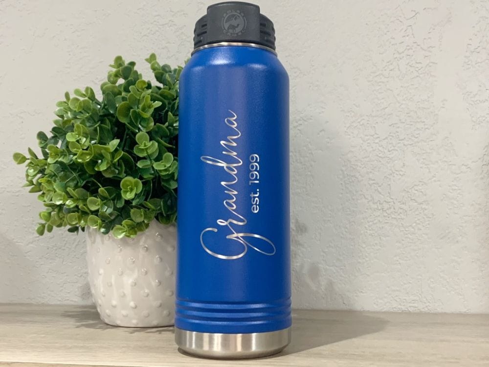 32 oz water bottle 32 oz year Engraved Grandma Water Bottle With Straw