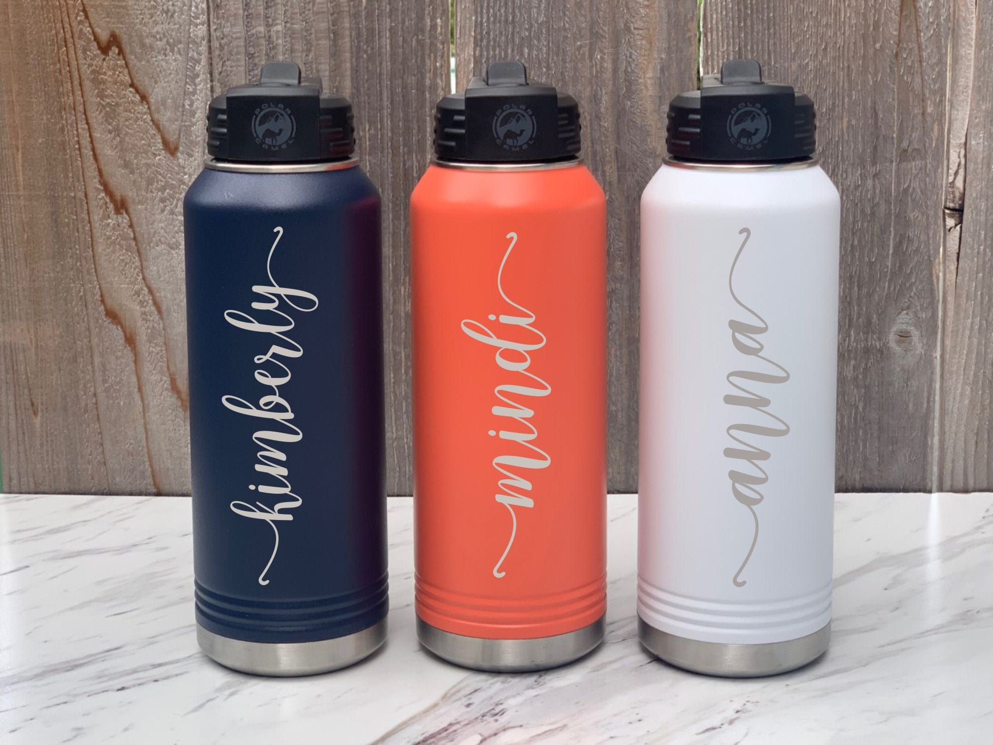 Engraved Stainless Steel Water Bottle Engraved With Name