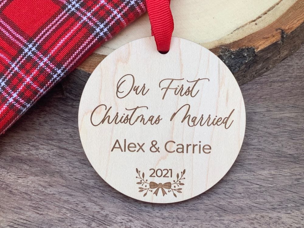 Our first Christmas Married